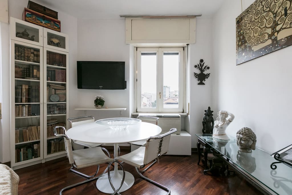 Table in the living room