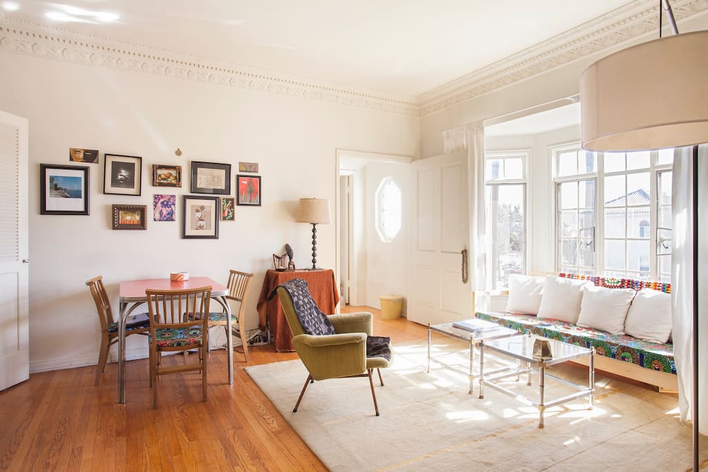 Living Room: Door on right leads to Master bedroom