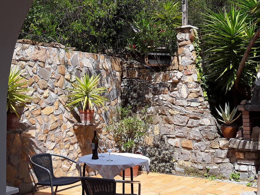 Terrasse im Innenhof