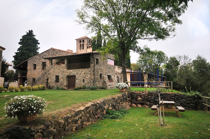 Masía en el parque natural de la Garrotxa