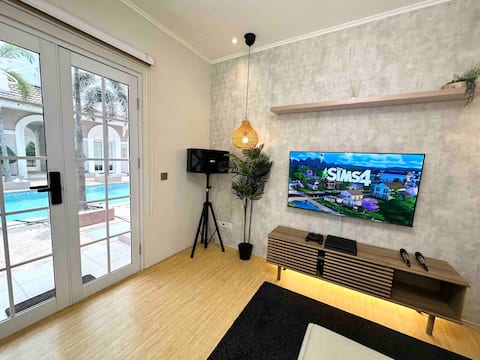 Sunstells 4Br Villa with PS4, karaoke, BBQ & Pool