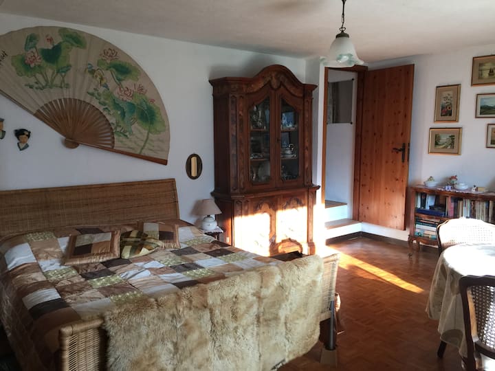 Dhoma kryesore e gjumit. Mundësia e një krevati shtesë për një fëmijë.