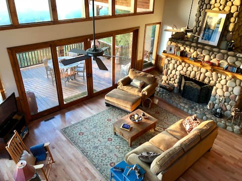 Top Airbnb: What If│3600 sqft 3BR Blue Ridge Cabin│270⁰ View in Epworth