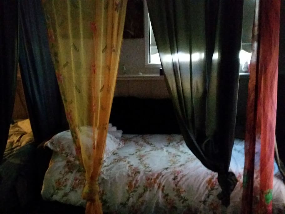 Curtain Bed