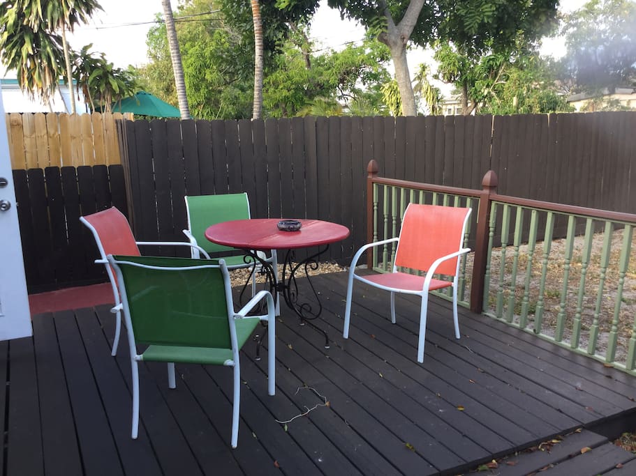 Back yard patio