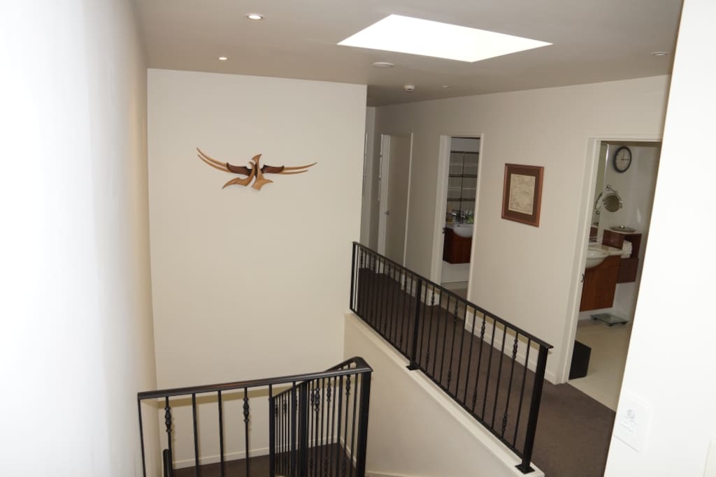 Hallway and access stairs