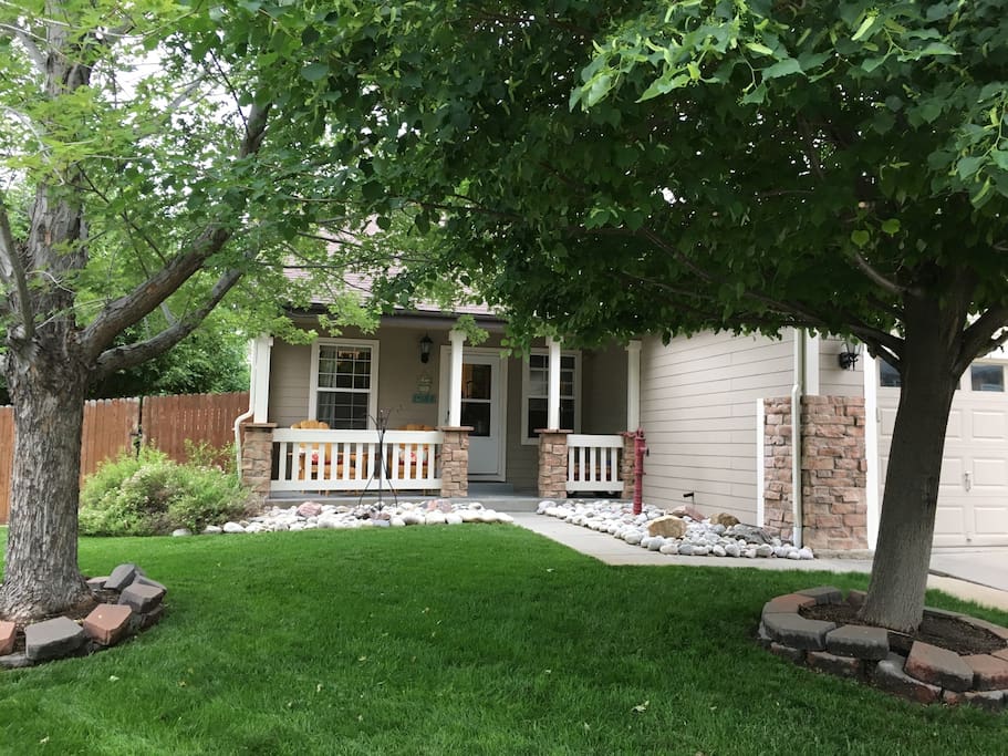 Front of the house - we are a corner house so there is plenty of parking available