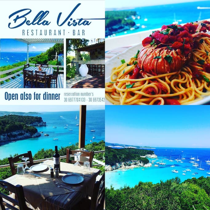 Bella Vista Restaurant is only 3 minutes away from Thomas Vineyard!
