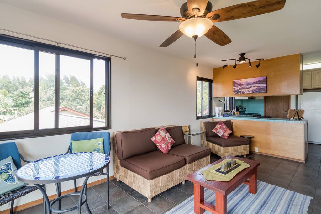 Living Room and small inside dining area