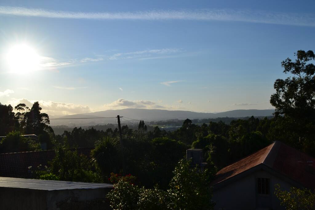 Aussicht von der großen Terasse.