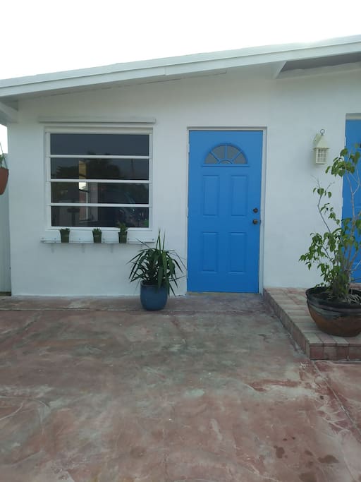 The door entrance to your room