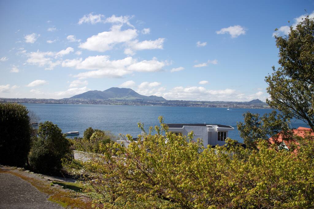 View from lounge/kitchen