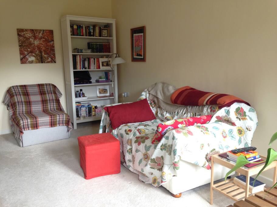 Comfy lounge.