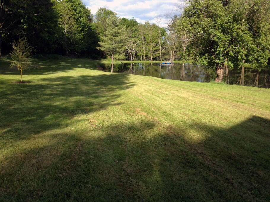 Yardscape by Pond
