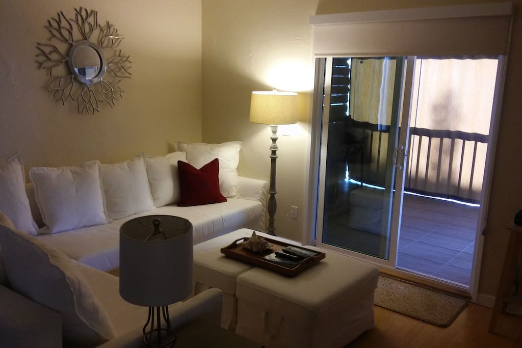 Livingroom with sofa bed