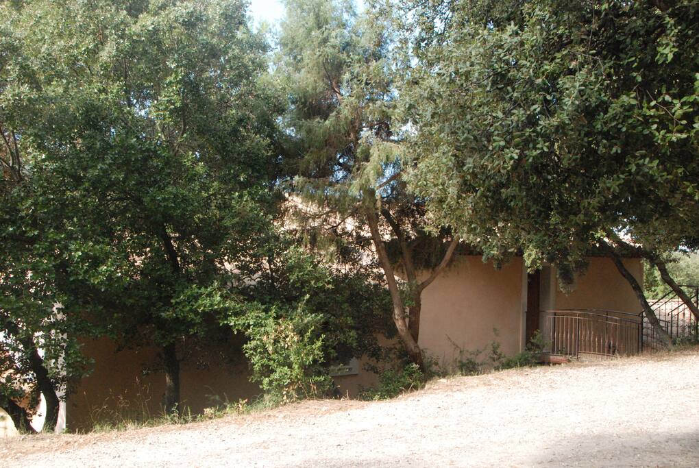 Entrée arrière maison