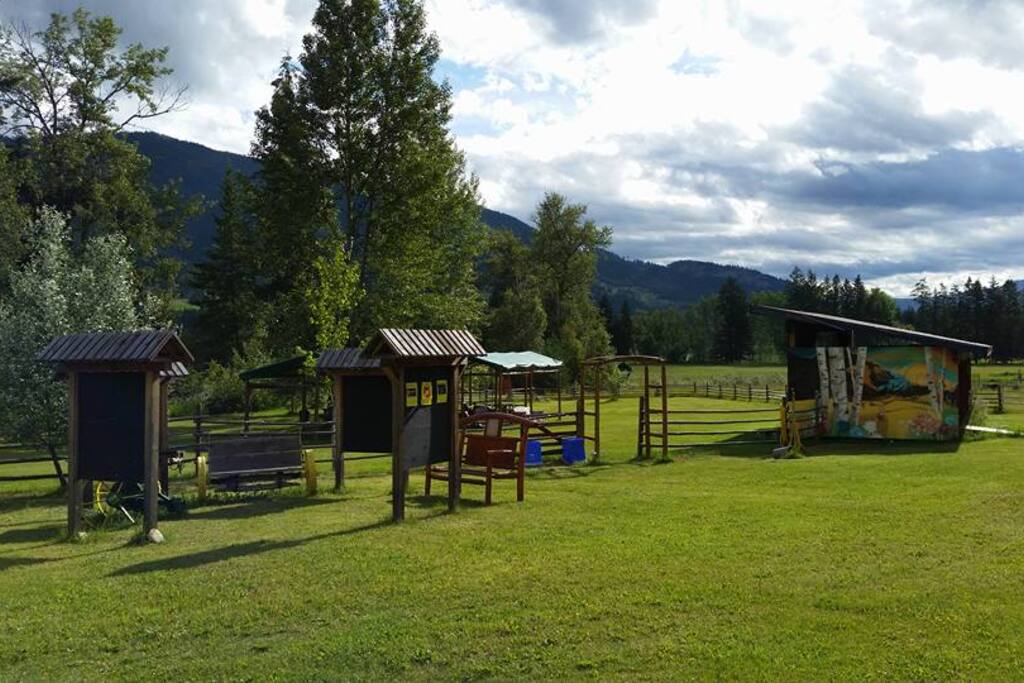 The view from the veranda of The Coda Cabin.