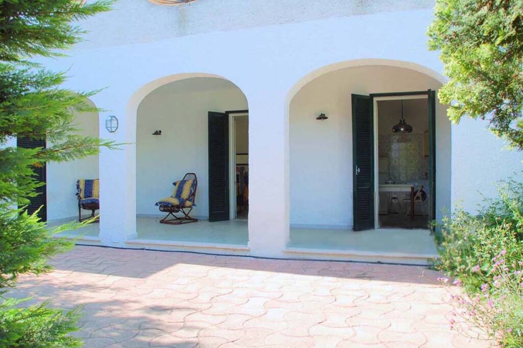 Veranda-giardino davanti