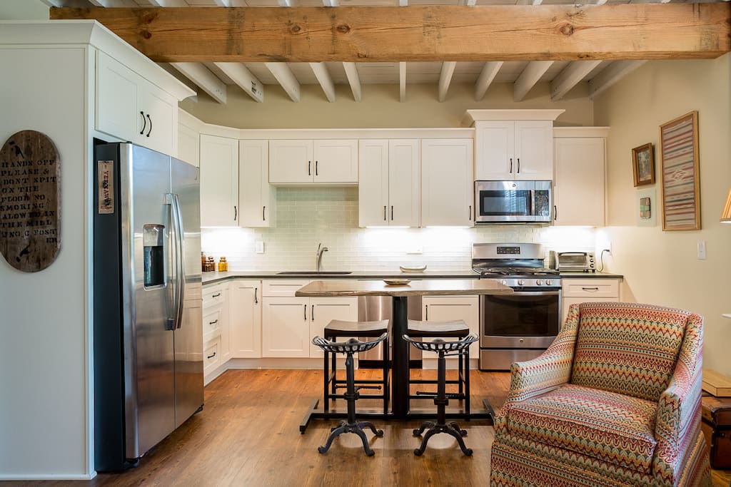 Kitchen with island seating