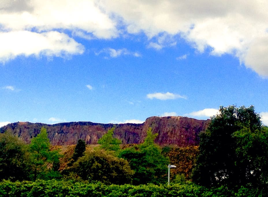 The famous Arthurs Seat view facing the North side of the flat.