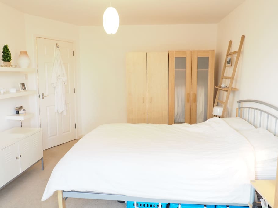 Double bedroom with lots of storage space