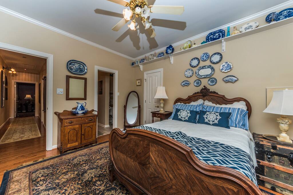 The Blue & White Bedroom