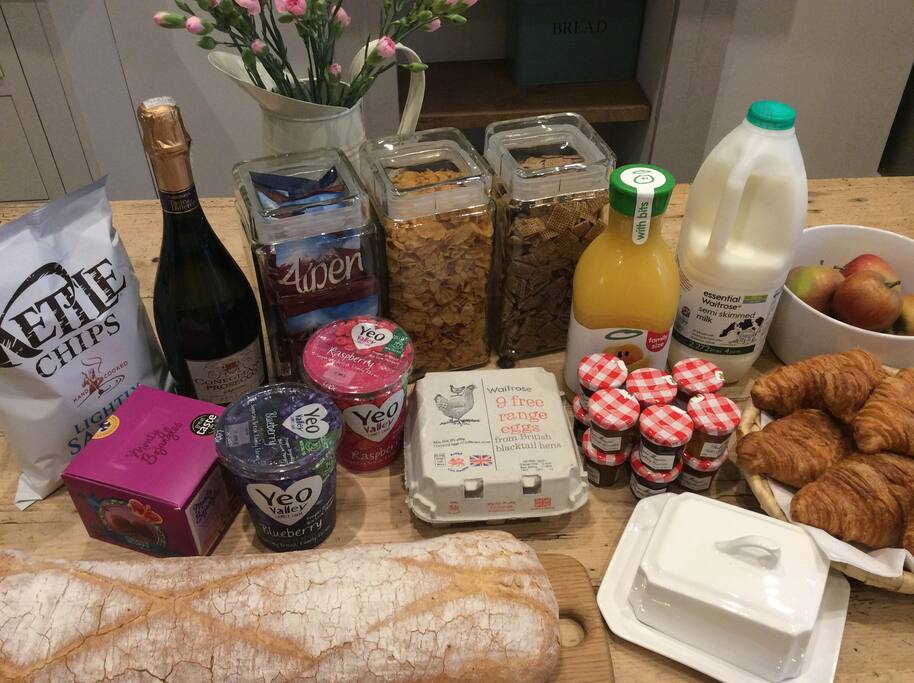 Welcome! An example of the food that we provide for you.