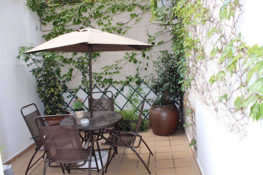 Tranquilo patio interior