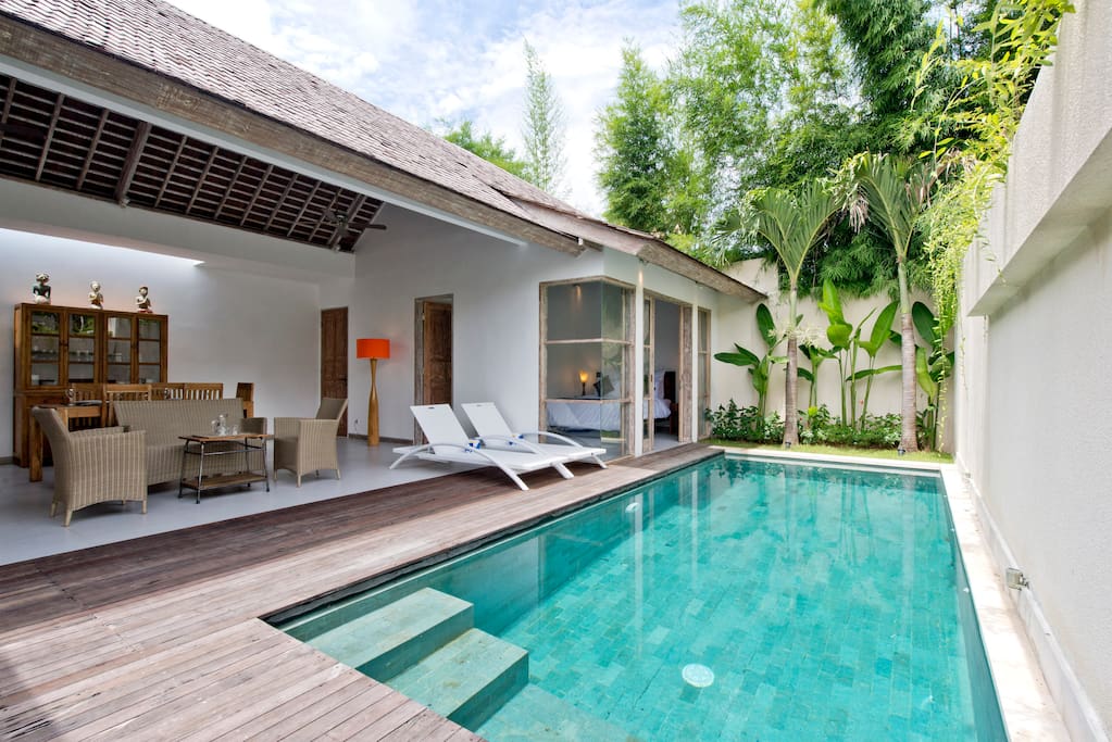 Pool Front View Two Bedroom Villa