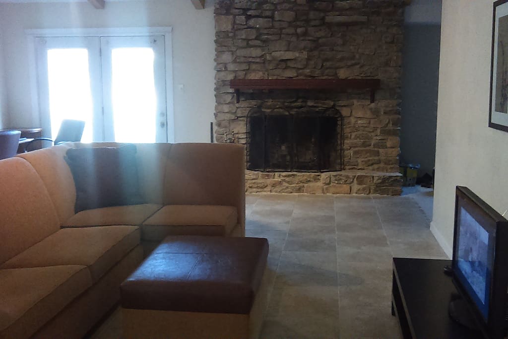 Wood Burning Fireplace
