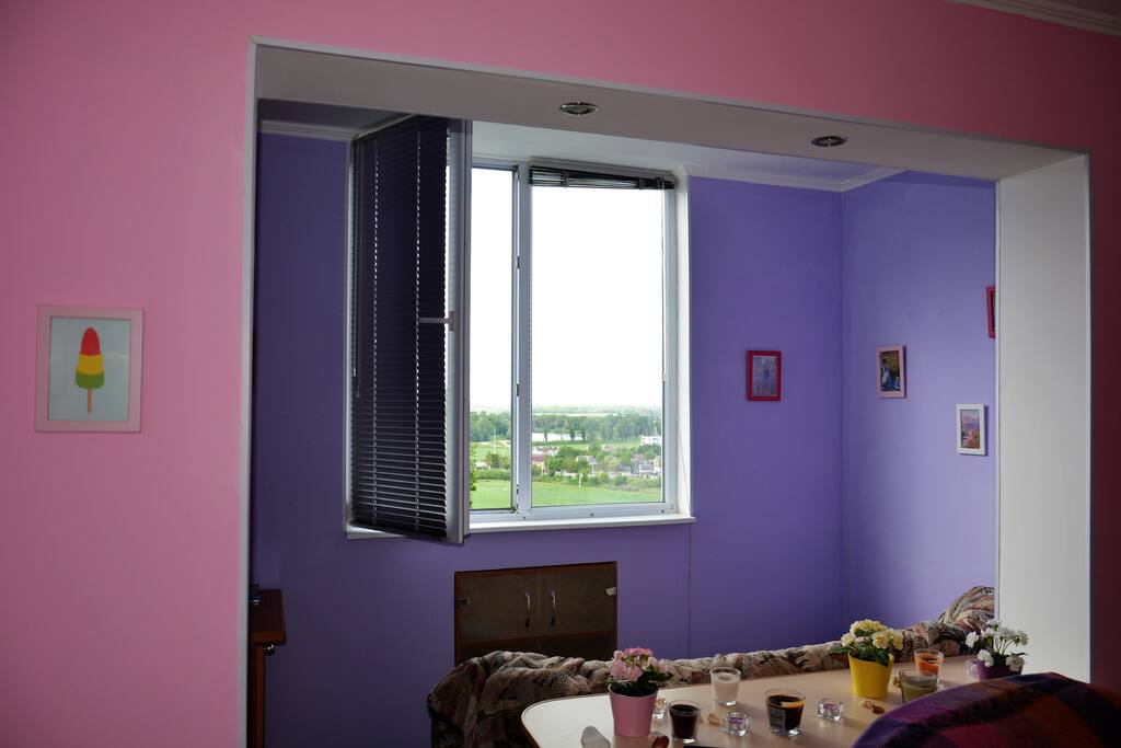 Balcony in the living room