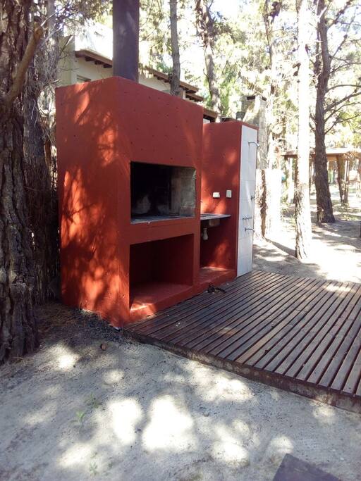 Parrilla y deck