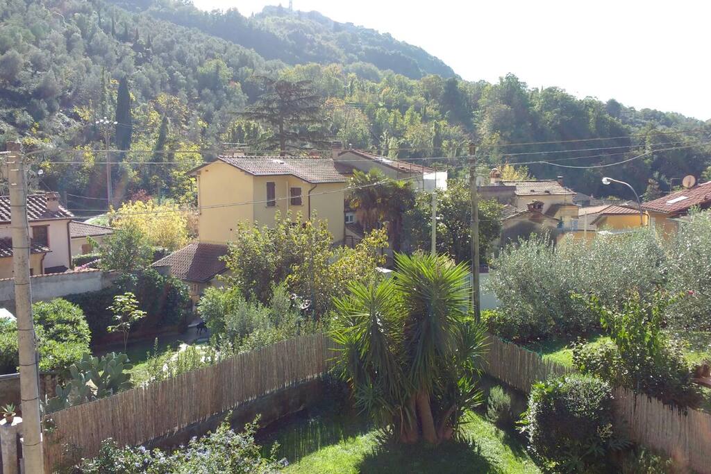 Vista dal terrazzo di camera