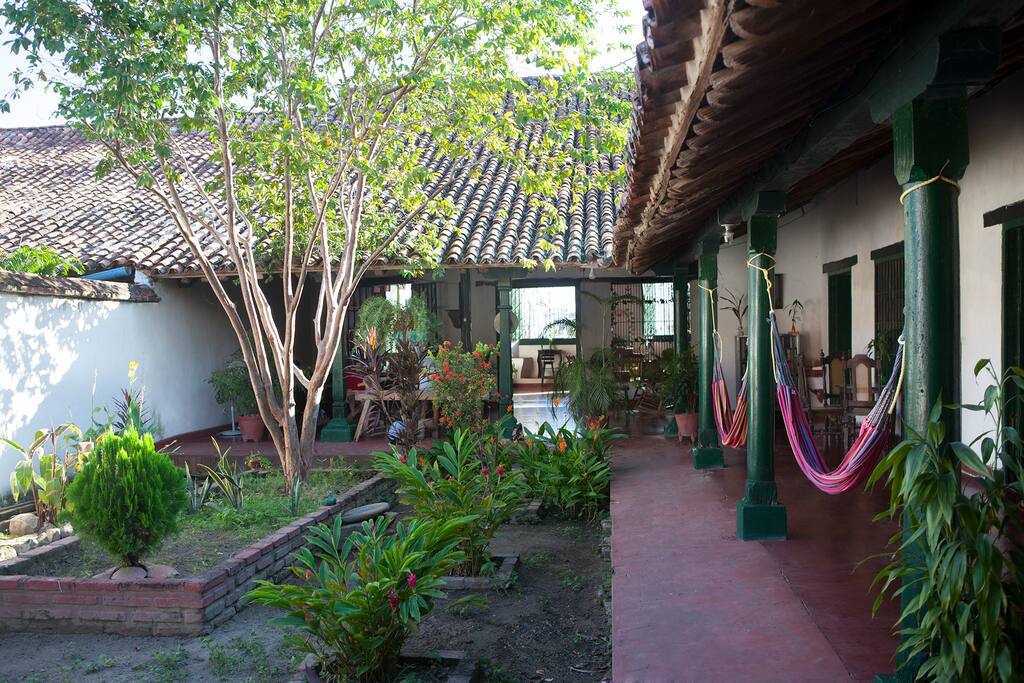 Big central garden