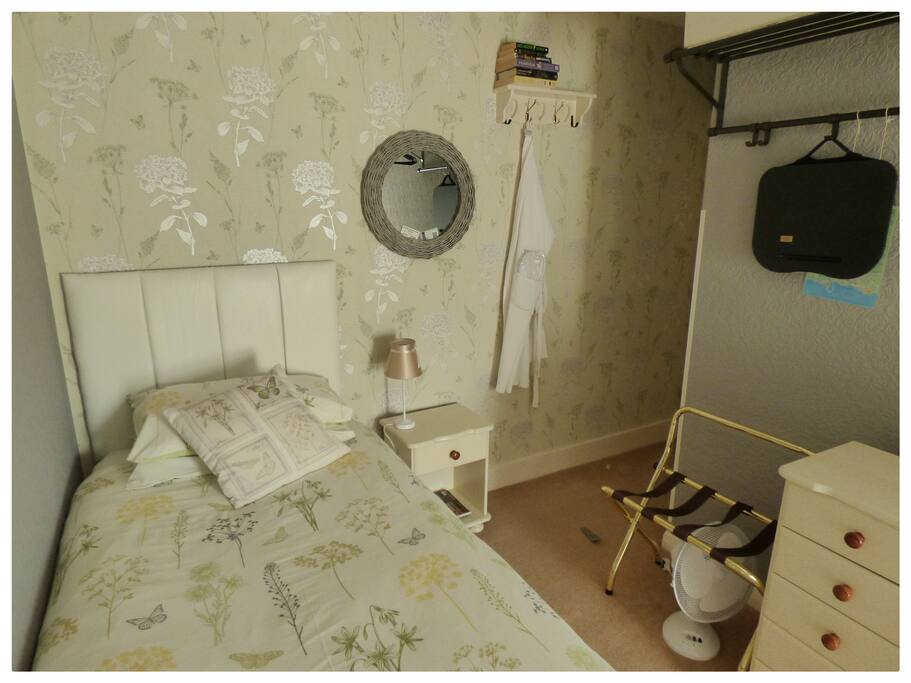 We aim to provide every comfort for your stay robe, slippers, hairdryer, face cloths and toiletries.