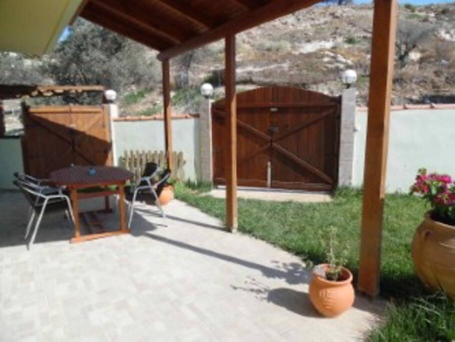 tuin appartement 1