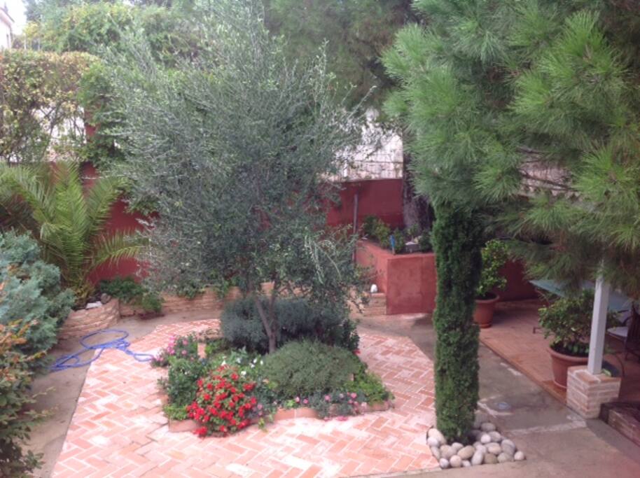 El jardín... una parte.