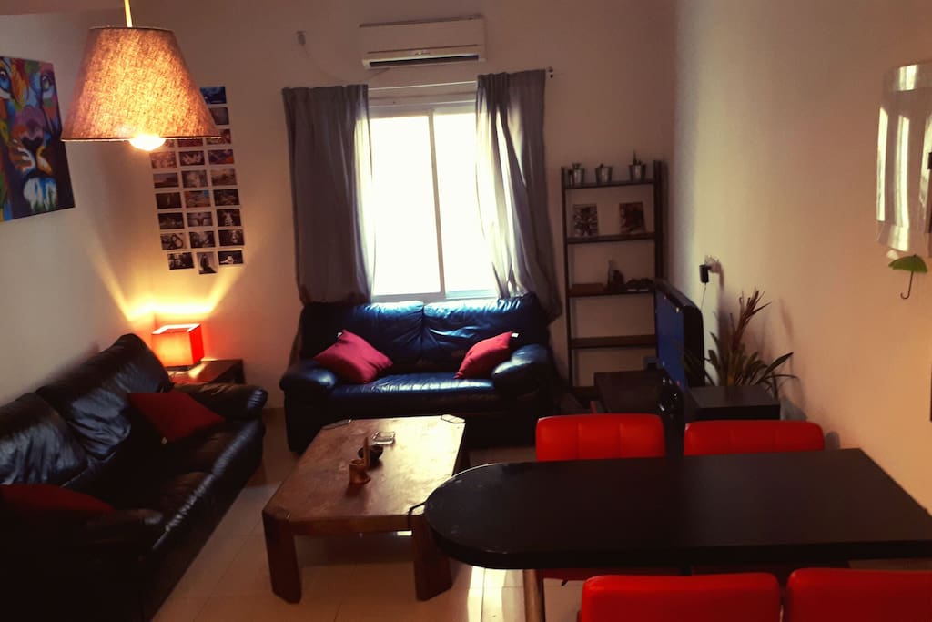 living room and common space