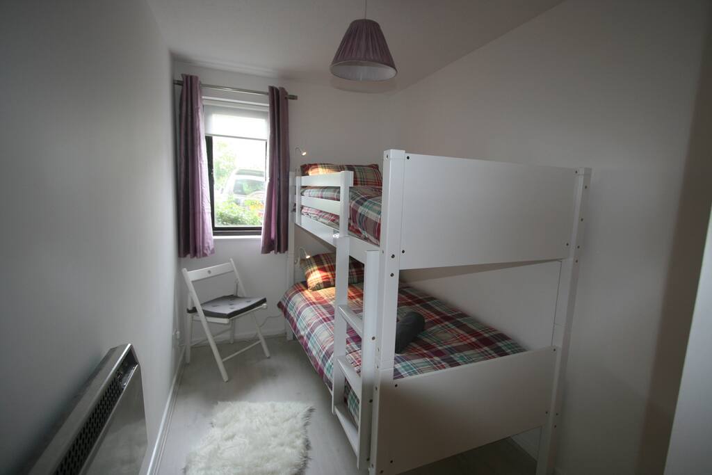 Second bedroom with bunk beds