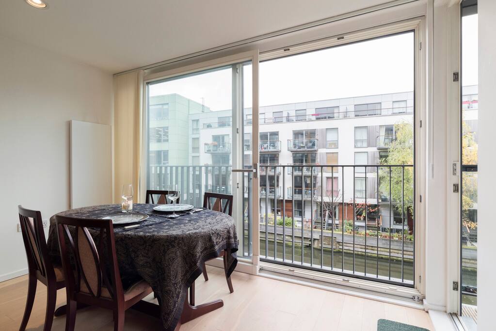 Slide the door wide open and let the sun and fresh air in!