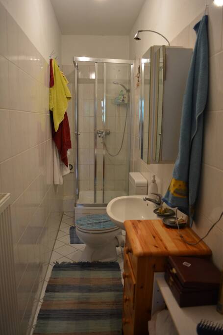 Bathroom with a shower