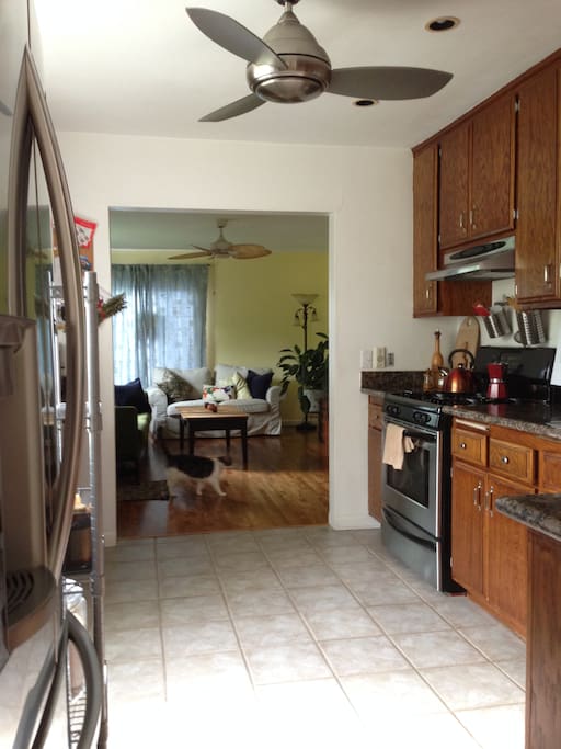 Kitchen and living room