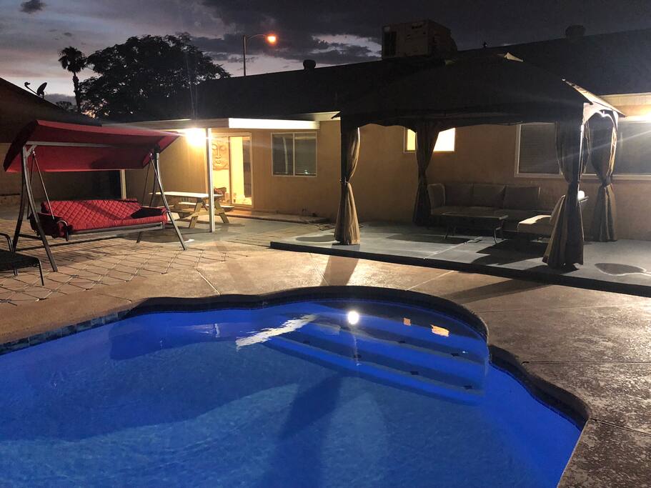 Nothing like jumping in your very own pool to beat the Vegas Heat!