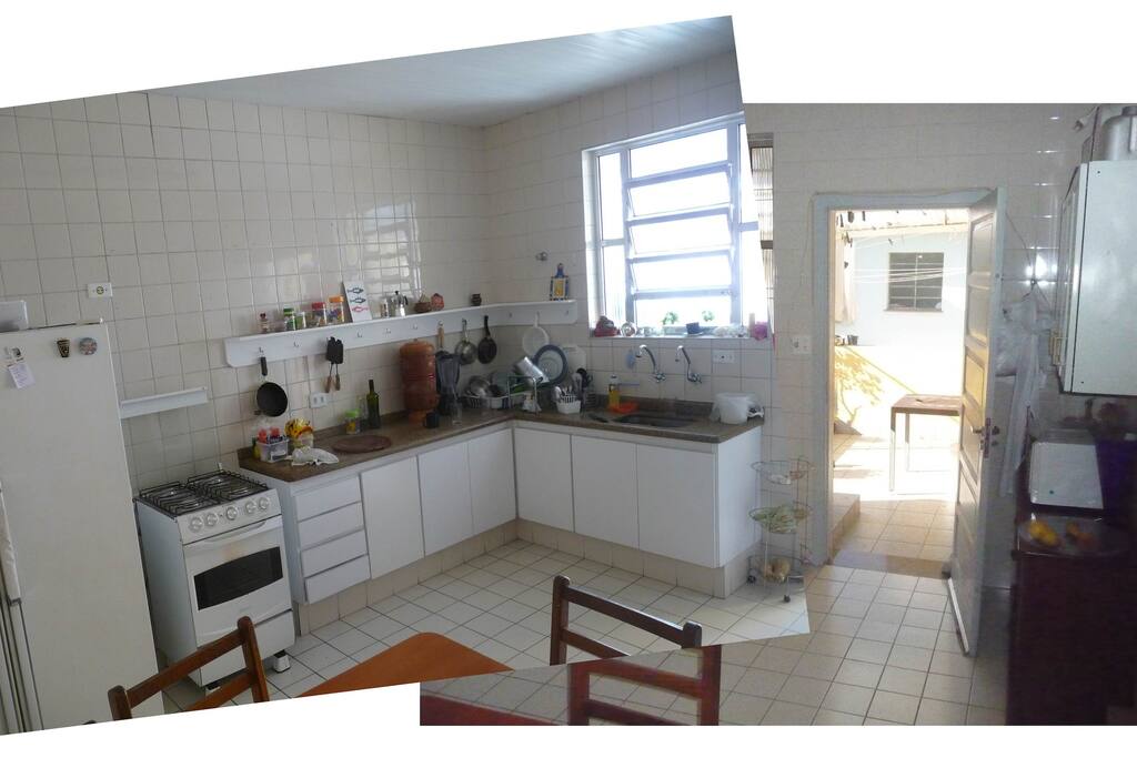 Cozinha enorme!