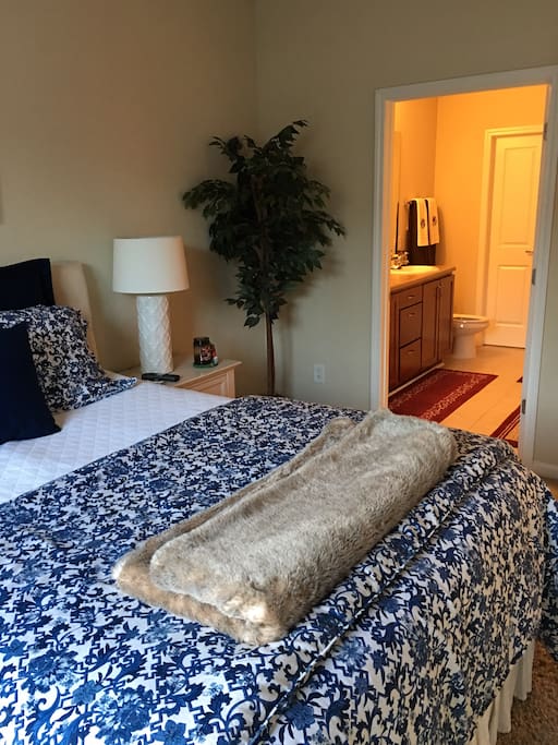 Master Bedroom Into Master Bathroom