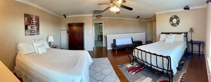 Sala de estar 2/dormitorio con zona loft