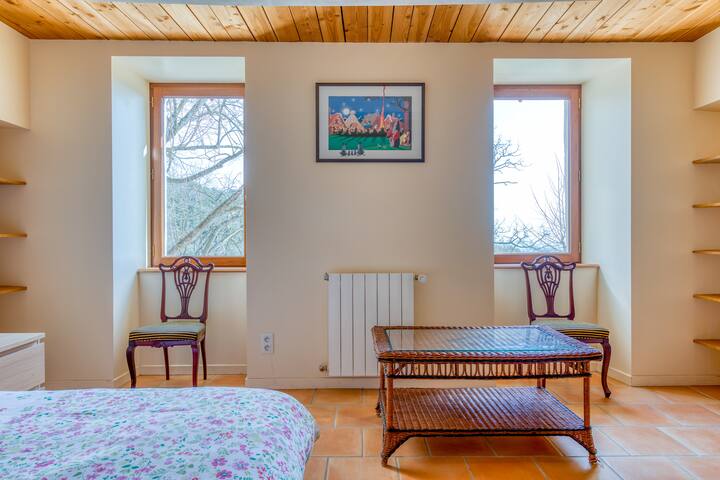 Chambre 1, Asterix et Obelix regarder la fête se passer bien