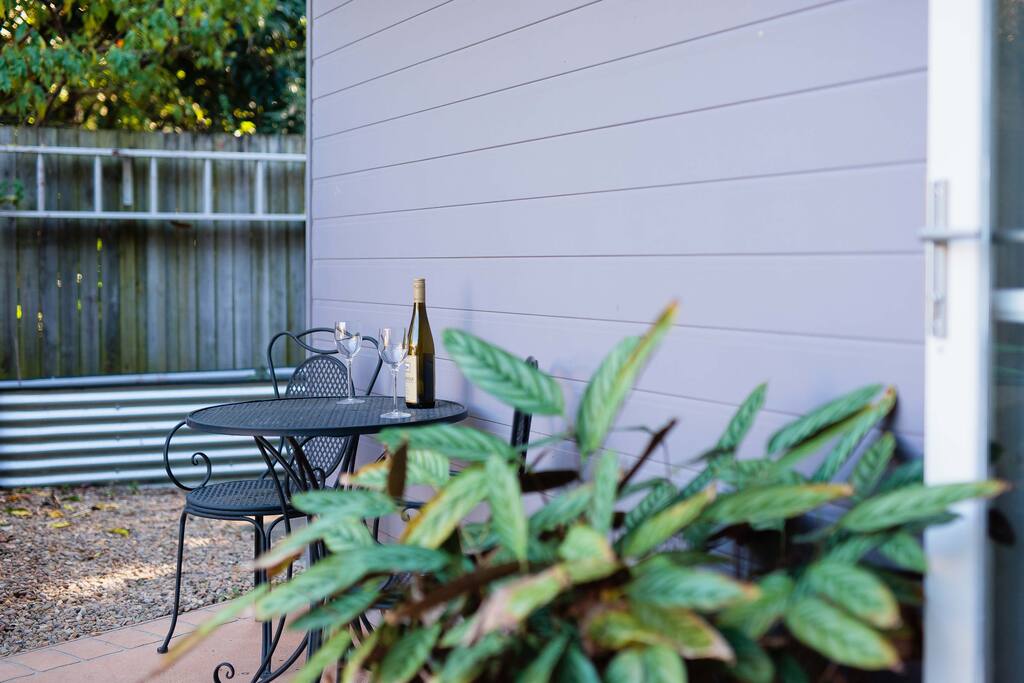 The seating area for the granny flat