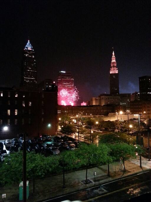 View from apartment.