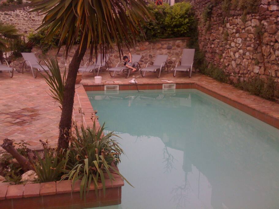 vue de la piscine
